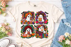 Mexican Spooky Vibes PNG Sublimation Des Product Image 2