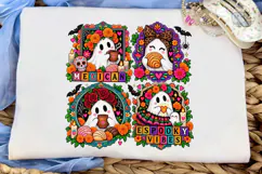 Mexican Spooky Vibes PNG Sublimation Des Product Image 5