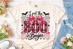 Boo in Boujee Halloween PNG Sublimation Product Image 2