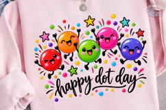 Happy Dot Day PNG Sublimation Design Product Image 3
