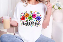 Happy Dot Day PNG Sublimation Design Product Image 1