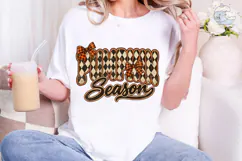 Pumpkin Season Argyle PNG Sublimation De Product Image 1