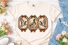 Vintage Duck Portrait PNG Shirt Design Product Image 2