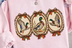 Vintage Duck Portrait PNG Shirt Design Product Image 1