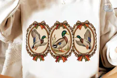 Vintage Duck Portrait PNG Shirt Design Product Image 3