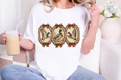 Vintage Duck Portrait PNG Shirt Design Product Image 4