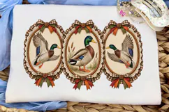 Vintage Duck Portrait PNG Shirt Design Product Image 5