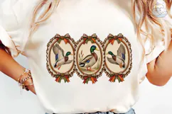 Vintage Duck Portrait PNG Shirt Design Product Image 6