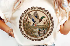 Duck Wildlife Vintage PNG Sublimation De Product Image 6