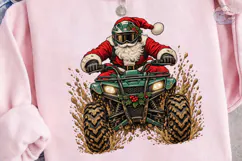 Santa ATV Mud PNG Sublimation Design Product Image 3