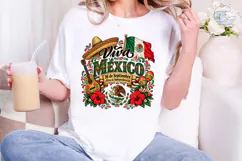 Viva Mexico PNG Sublimation Shirt Design Product Image 1