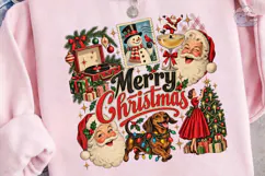 Merry Christmas Vintage PNG Sublimation Product Image 3