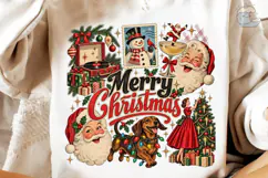 Merry Christmas Vintage PNG Sublimation Product Image 4