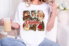Merry Christmas Vintage PNG Sublimation Product Image 1