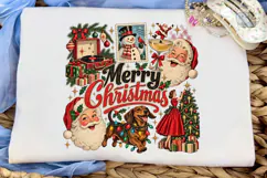 Merry Christmas Vintage PNG Sublimation Product Image 5