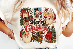 Merry Christmas Vintage PNG Sublimation Product Image 6