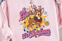 Oh Deer It's Christmas PNG Sublimation Product Image 3