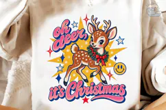 Oh Deer It's Christmas PNG Sublimation Product Image 4