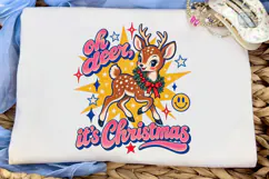 Oh Deer It's Christmas PNG Sublimation Product Image 5