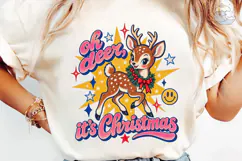 Oh Deer It's Christmas PNG Sublimation Product Image 6