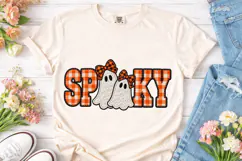 Spooky Ghosts Fall Pumpkin PNG Shirt Product Image 2