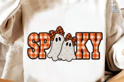 Spooky Ghosts Fall Pumpkin PNG Shirt Product Image 4