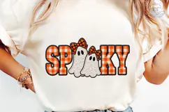 Spooky Ghosts Fall Pumpkin PNG Shirt Product Image 6