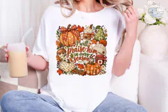 I Will Praise Him Fall PNG Sublimation D Product Image 4