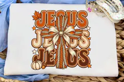 Jesus Loves Jesus Fall PNG Sublimation D Product Image 5