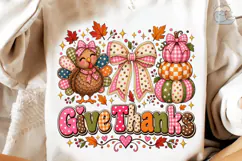 Give Thanks Pumpkin PNG Sublimation Desi Product Image 4