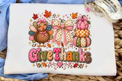 Give Thanks Pumpkin PNG Sublimation Desi Product Image 6