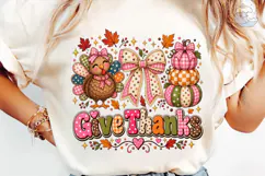 Give Thanks Pumpkin PNG Sublimation Desi Product Image 1
