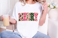 Merry Christmas PNG Sublimation Shirt De Product Image 1