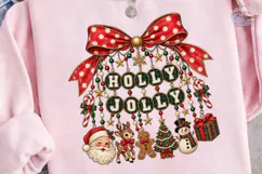 Holly Jolly Christmas PNG Sublimation De Product Image 3
