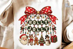 Holly Jolly Christmas PNG Sublimation De Product Image 4