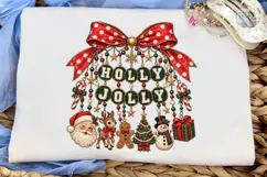 Holly Jolly Christmas PNG Sublimation De Product Image 5