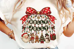 Holly Jolly Christmas PNG Sublimation De Product Image 6