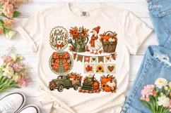 Hello Fall PNG Sublimation Shirt Design Product Image 2