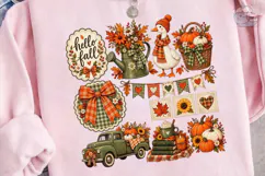 Hello Fall PNG Sublimation Shirt Design Product Image 3