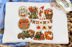 Hello Fall PNG Sublimation Shirt Design Product Image 5