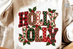 Holly Jolly Christmas PNG Sublimation De Product Image 4