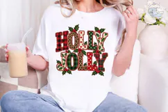 Holly Jolly Christmas PNG Sublimation De Product Image 5