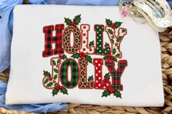 Holly Jolly Christmas PNG Sublimation De Product Image 6
