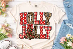 Holly Jolly Christmas PNG Sublimation De Product Image 2