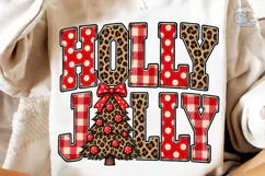 Holly Jolly Christmas PNG Sublimation De Product Image 4