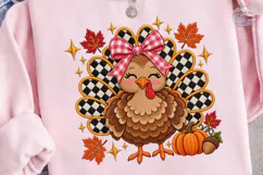 Autumn Turkey PNG Sublimation Design Product Image 3
