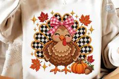 Autumn Turkey PNG Sublimation Design Product Image 4