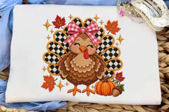 Autumn Turkey PNG Sublimation Design Product Image 5