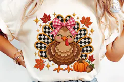 Autumn Turkey PNG Sublimation Design Product Image 6