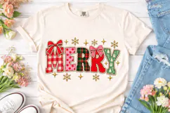 Merry Gingerbread PNG Sublimation Design Product Image 2